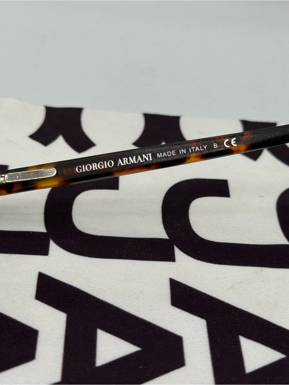 Giorgio Armani EYEGLASSES AR 7074 5492 STRIPED BROWN RX AUTHENTIC